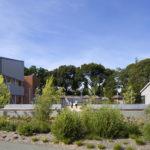 Courtyard, LLRC and Lowery Student Center