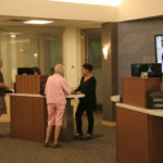 tlcd architecture, exchange bank windsor, bank branch of the future, cash bar for transactions