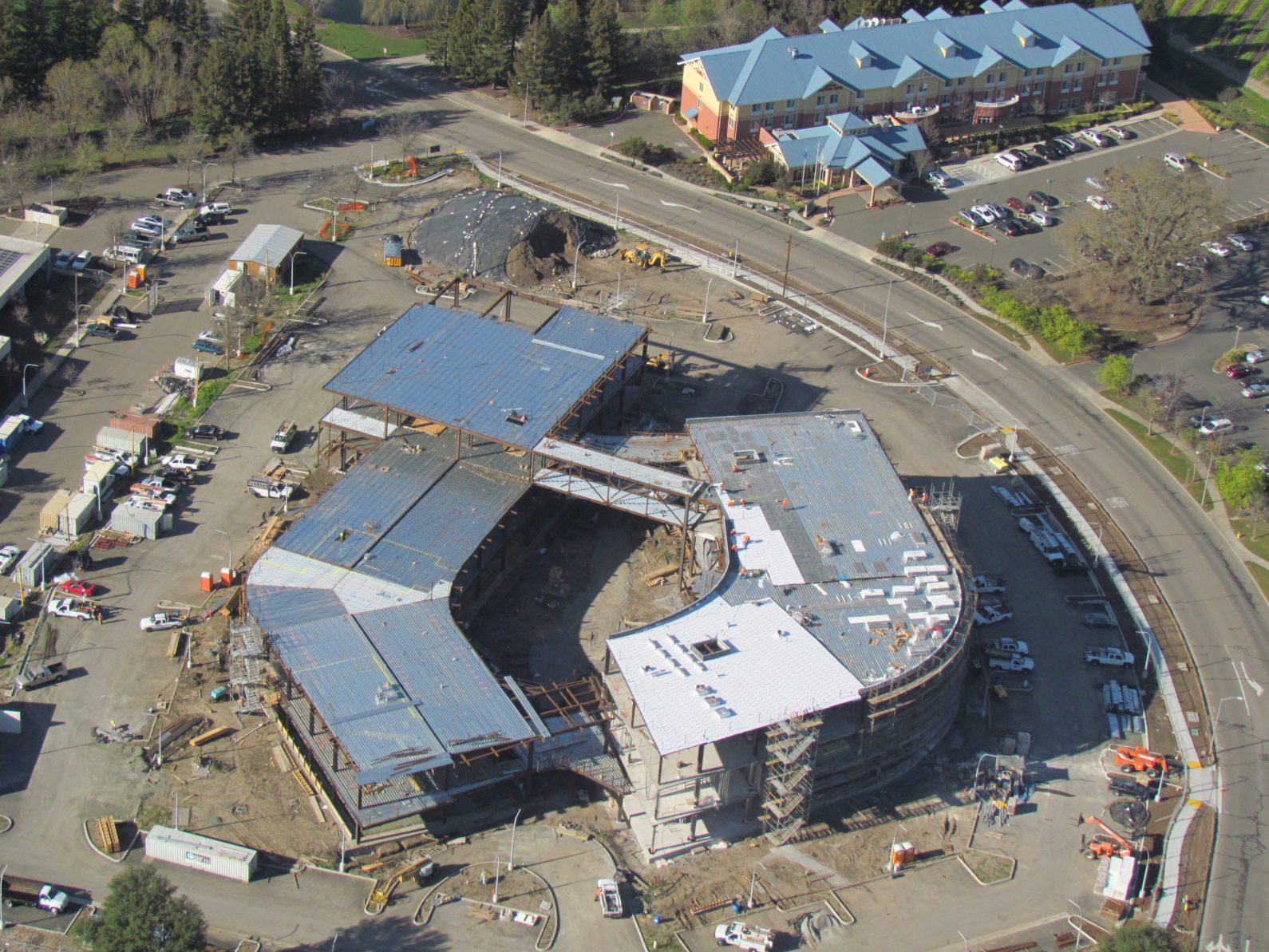 tlcd architecture, american agcredit headquarters building, sonoma county airport, architecture, design