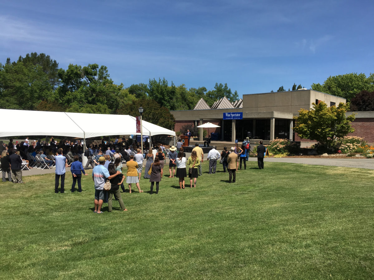 Groundbreaking at Sonoma State University’s Wine Spectator Learning Center