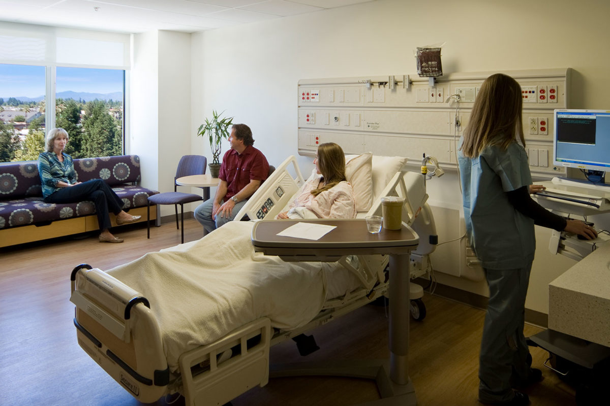 Kaiser Permanente Hospital New North Wing TLCD Architecture