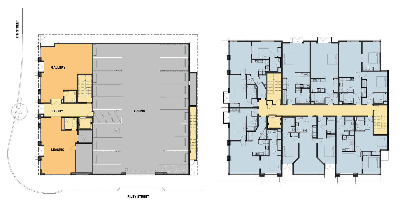 Art House, Santa Rosa, Urban Infill, Mixed-Use, Multifamily Housing