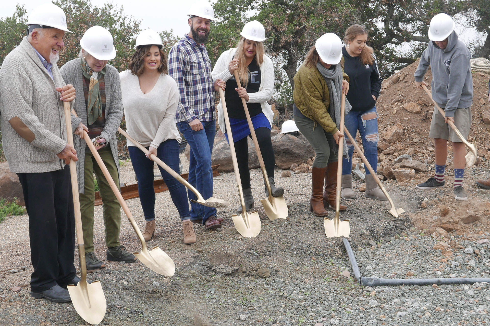 Paradise Ridge Winery, Groundbreaking Ceremony, TLCD Architecture