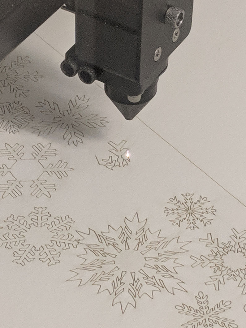 TLCD Architecture Holiday Party, 3D design, laser cutter, fabrication
