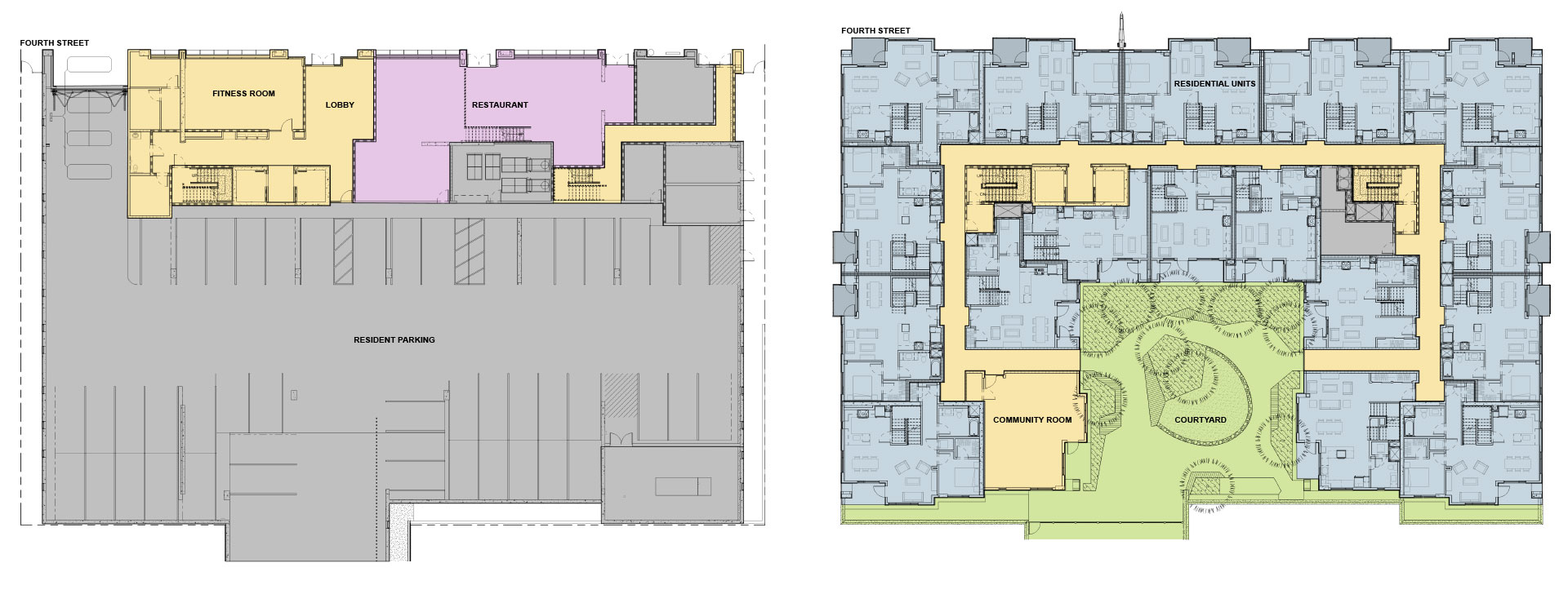 TLCD Architecture, Multifamily, Mixed-Use, Santa Rosa, 888 Fourth Street, Housing