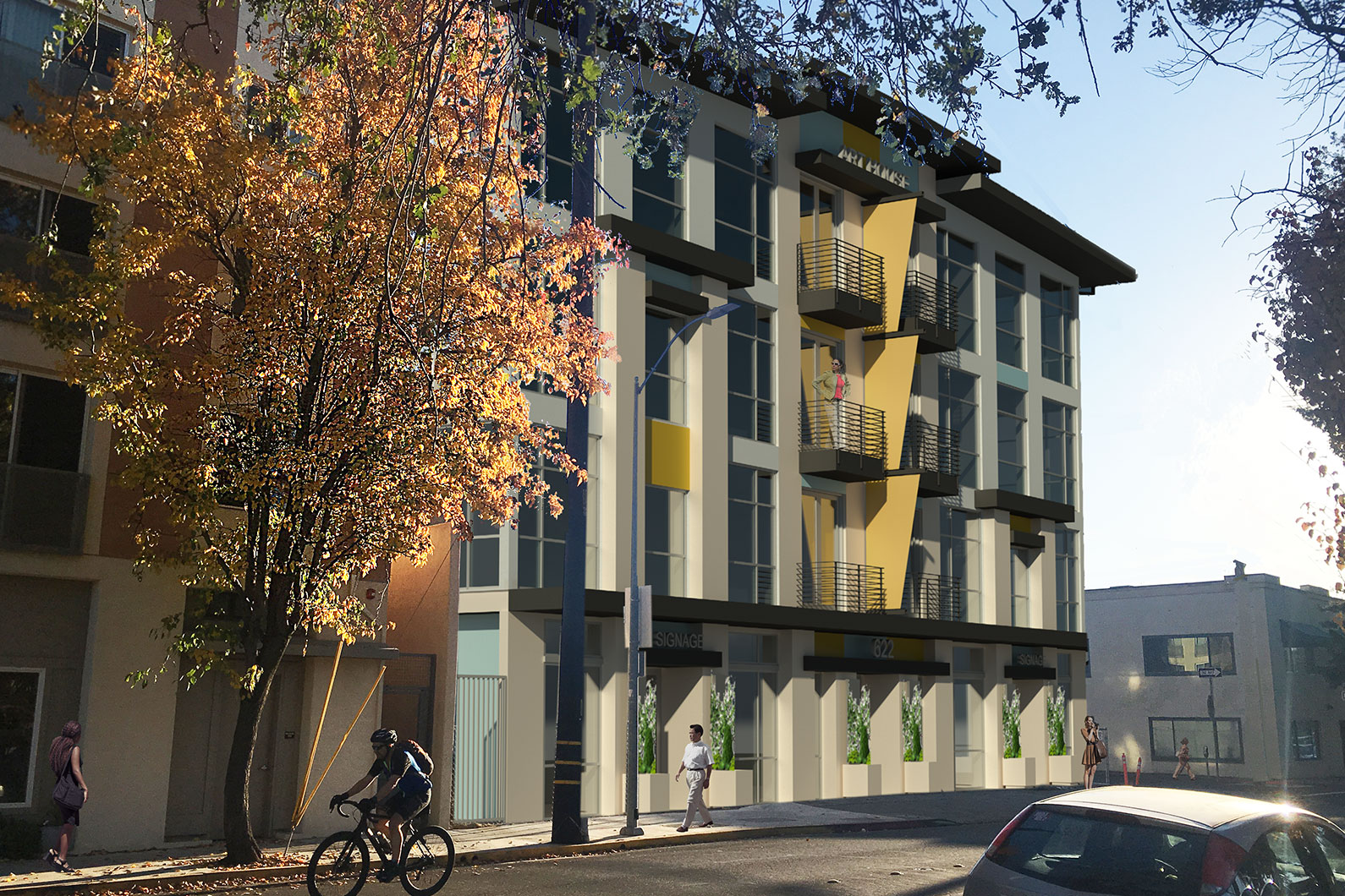 Art House, Santa Rosa, Urban Infill, Mixed-Use, Multifamily Housing