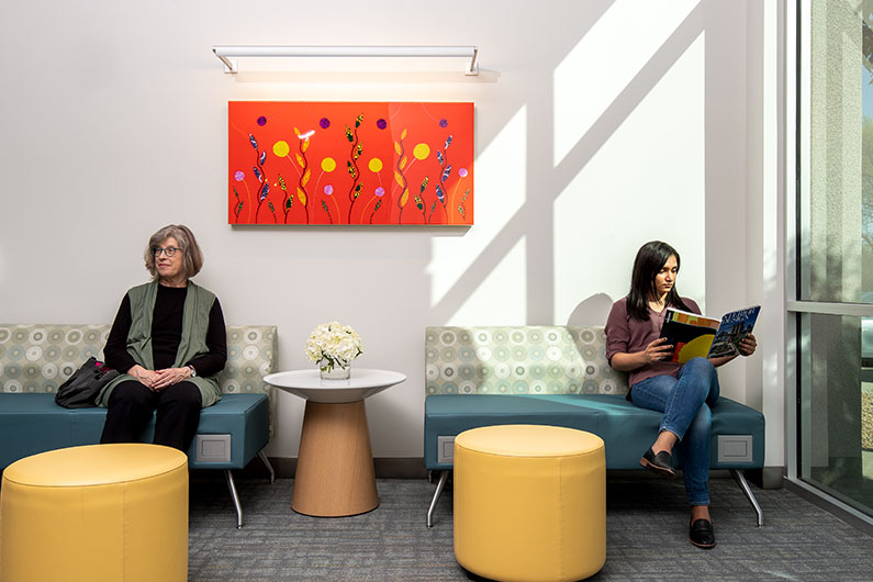 Kaiser Permanente Petaluma Behavioral Health Center, Alcove with Artwork