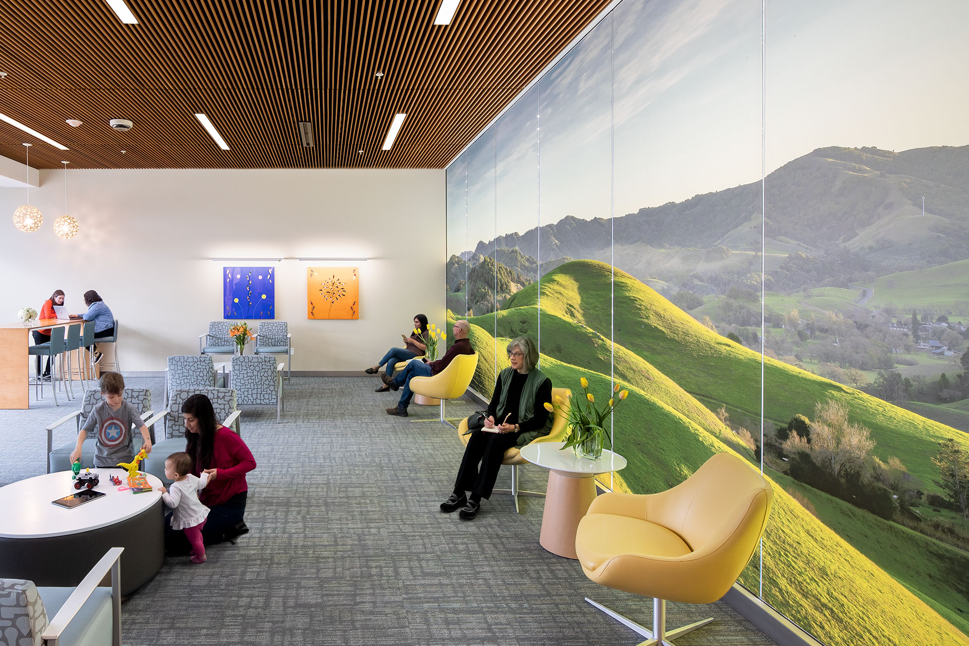 Kaiser Permanente Petaluma Behavioral Health Center, Lobby