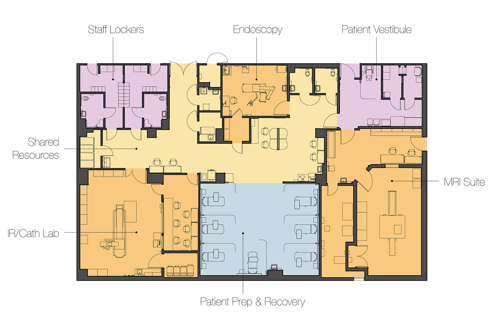 Kaiser Permanent San Rafael Diagnostic and Treatment Suites - floor plan