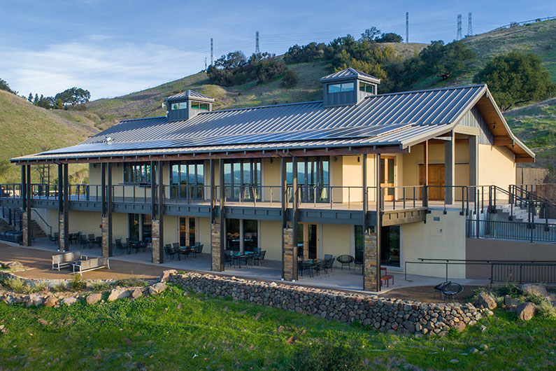 Photo of Paradise Ridge Winery rebuilt after the 2017 Tubbs Fire