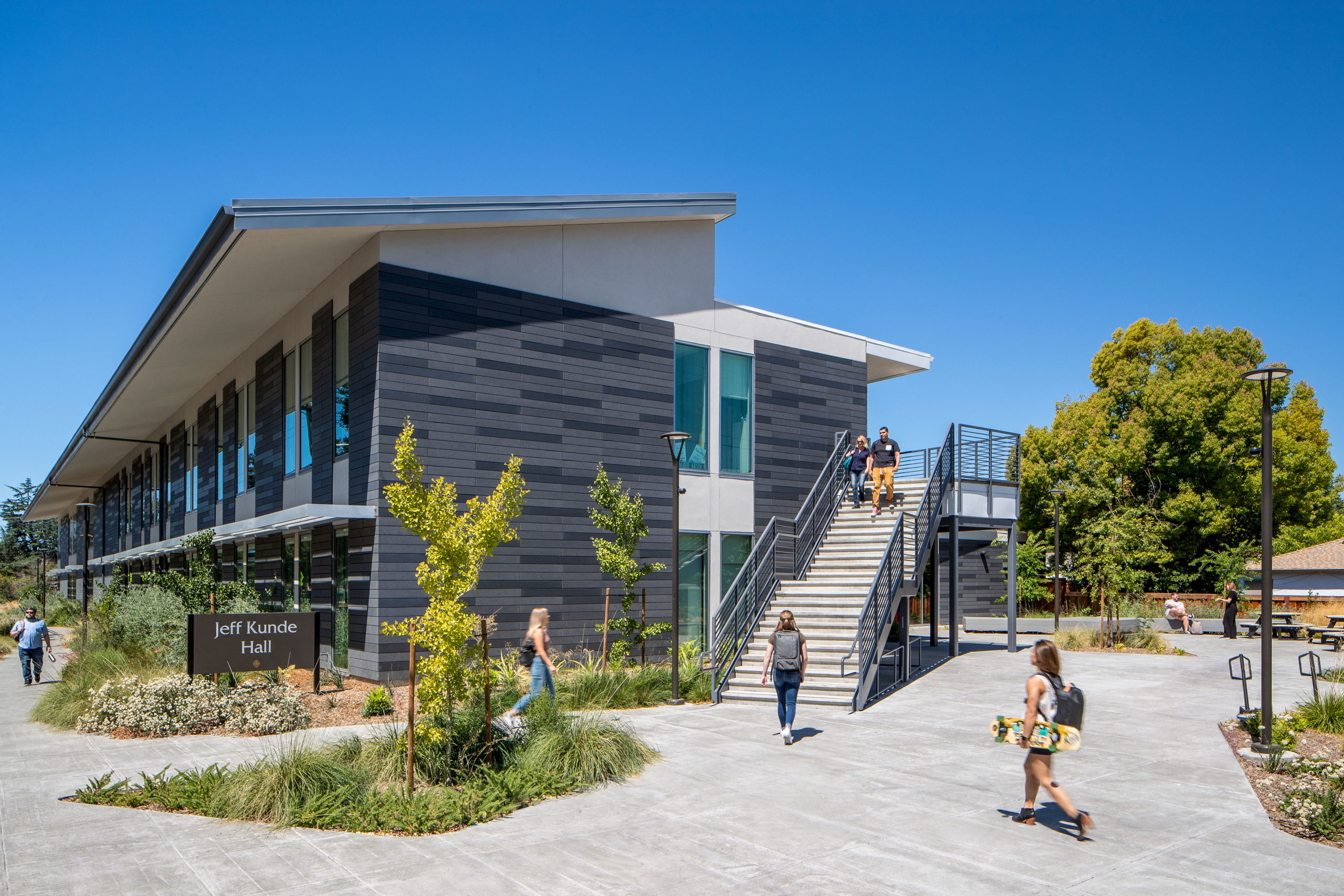 Grand stairway at Jeff Kunde Hall Santa Rosa Junior College