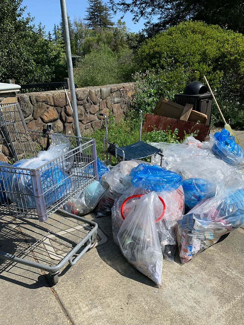 Trash Collected at Earth Day Clean-Up