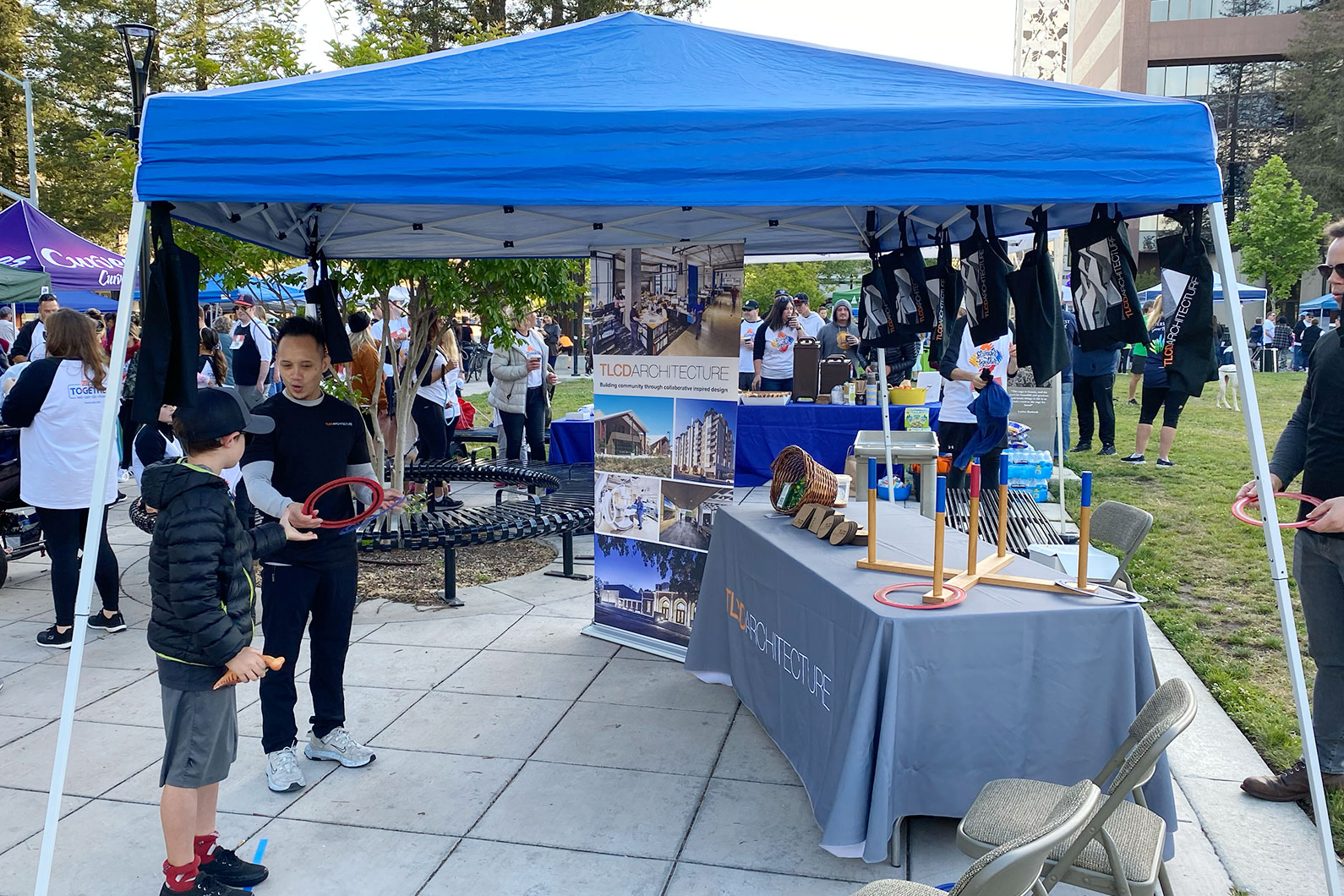 TLCD Architecture Booth at Sonoma County Human Race