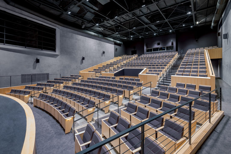 Interior of theater at Santa Rosa Junior College Burbank Auditoriu