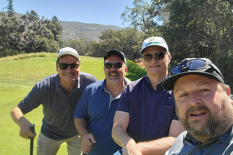 TLCD team at Napa Valley College Golf Tournament