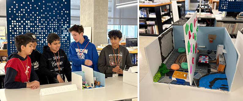 Team 4 presenting their design project