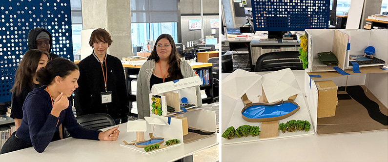 Team 2 presenting their design project - Mike Hauser STEM Academy